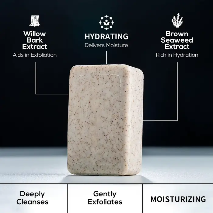 Savon mat pour le corps 200g