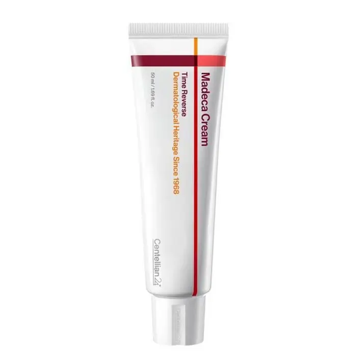 Crème Coréenne Centella Asiatica Madeca Time Reverse Advanced, Hydratant Quotidien à Absorption Rapi