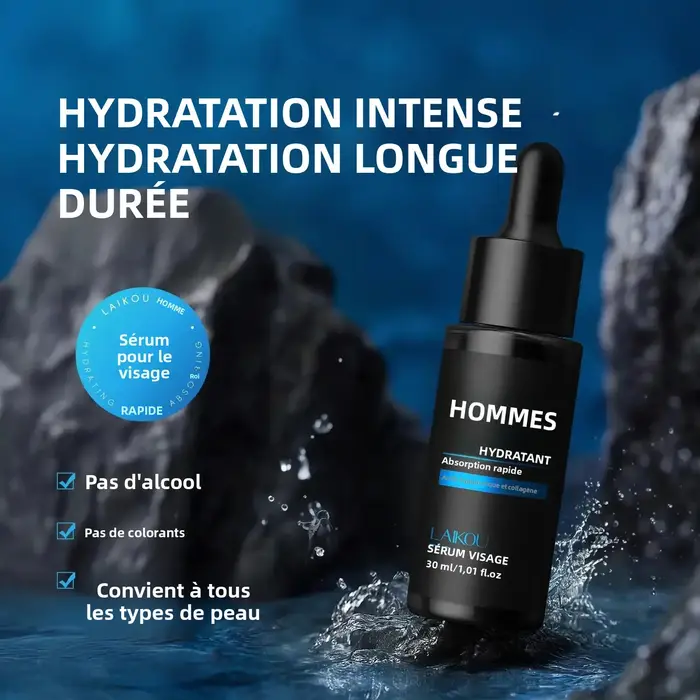 Sérum à l'acide hyaluronique pour hommes