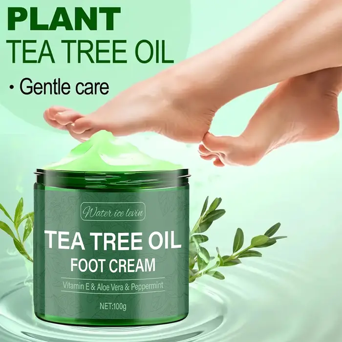 Crème pour les pieds à l'huile d'arbre à thé
