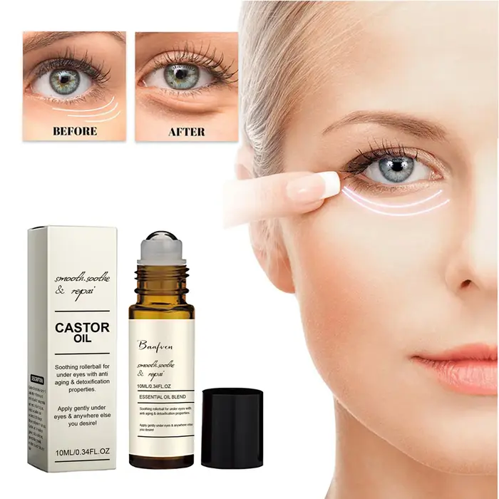 Sérum pour les yeux à l'huile de ricin
