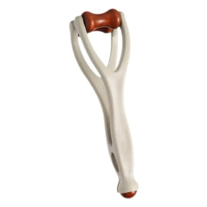 Ensemble gratte-dos et masseur de mains : Outil extensible pour le dos + rouleau à billes pour les d