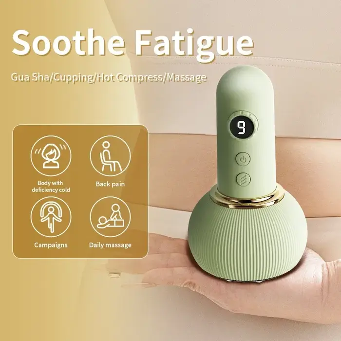 Ventouses électriques masseur ventouse sous vide GuaSha Anti Cellulite beauté santé grattage chaleur infrarouge corps minceur Massage