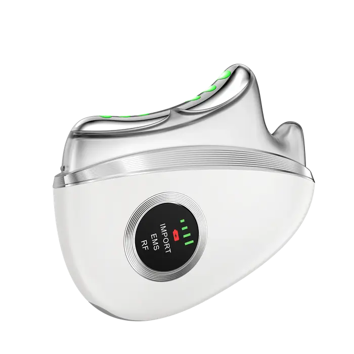 Outil facial électrique portable 4 en 1, Gua Sha, microcourant, masseur pour le visage et le cou, po