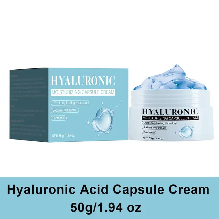Crème en capsules PDRN 100, hydratant visage avec 100 000 ppm de PDRN, acide hyaluronique, 9 peptide