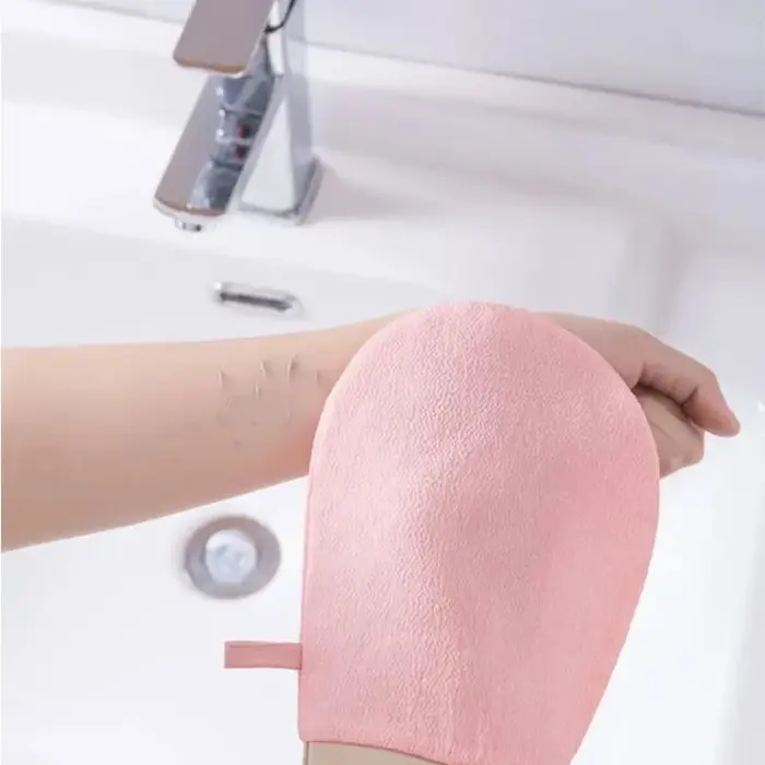 1 pièce Double face Hammam gommage gant magique Peeling