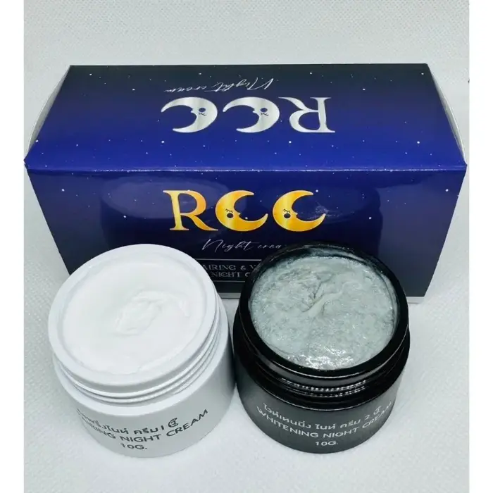 Crème de nuit double action RCC Thaïlande |   Réparation de la peau et uniformisation du teint, apai