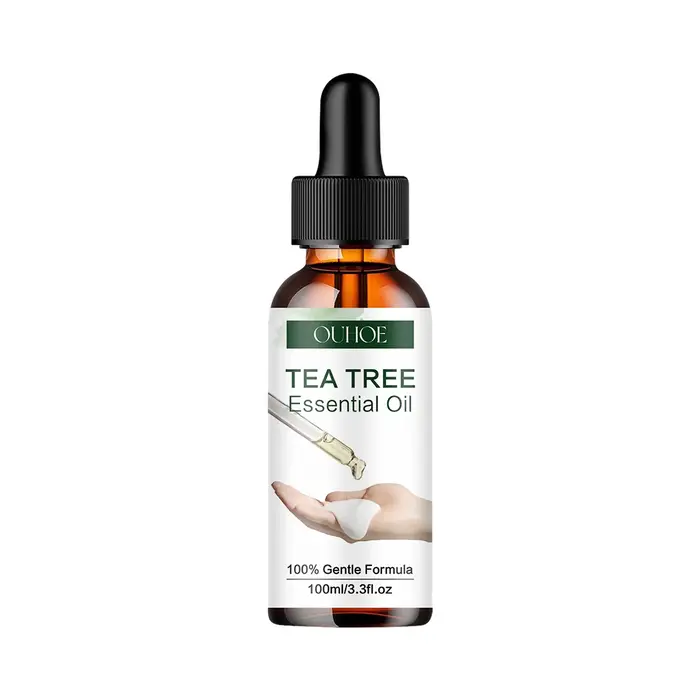 Huile d'arbre à thé naturelle hydratante pour le visage et le corps