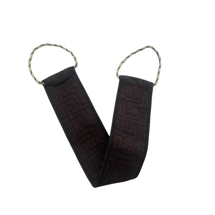 Longue serviette exfoliante pour le dos, durable, texture rugueuse, nettoyage en profondeur, peau in