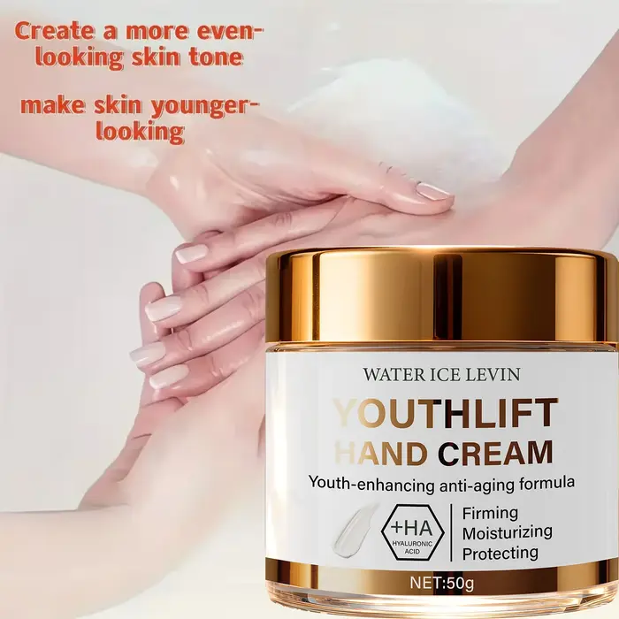 Crème pour les mains anti-âge YouthLift avec HA et rétinol pour raffermir