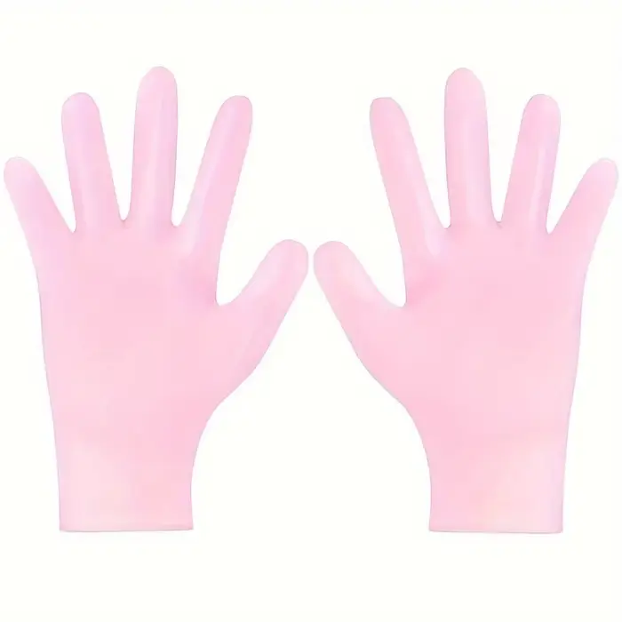 Lot de 2 gants hydratants en Silicone, exfoliants pour prévenir les mains sèches et laisser les main