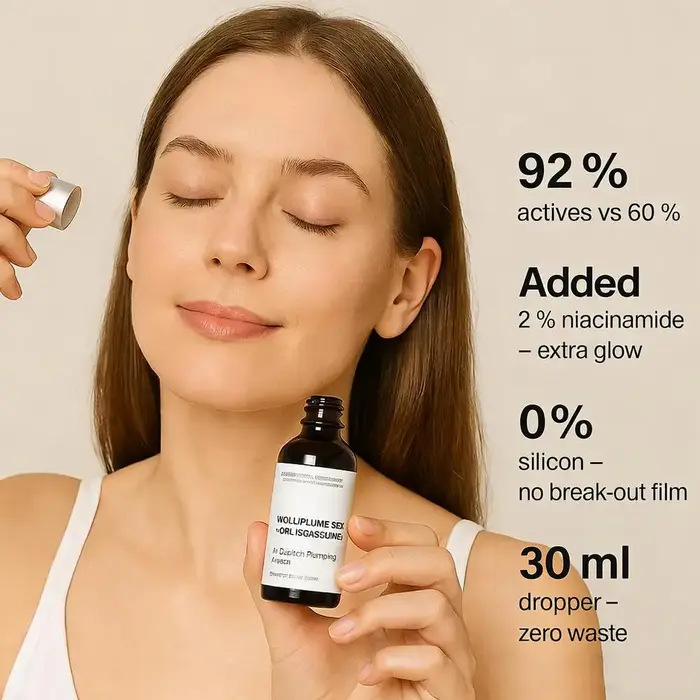 Sérum repulpant 30ml Volufiline 92% + Pal-Isoleucine 1% avec Niacinamide