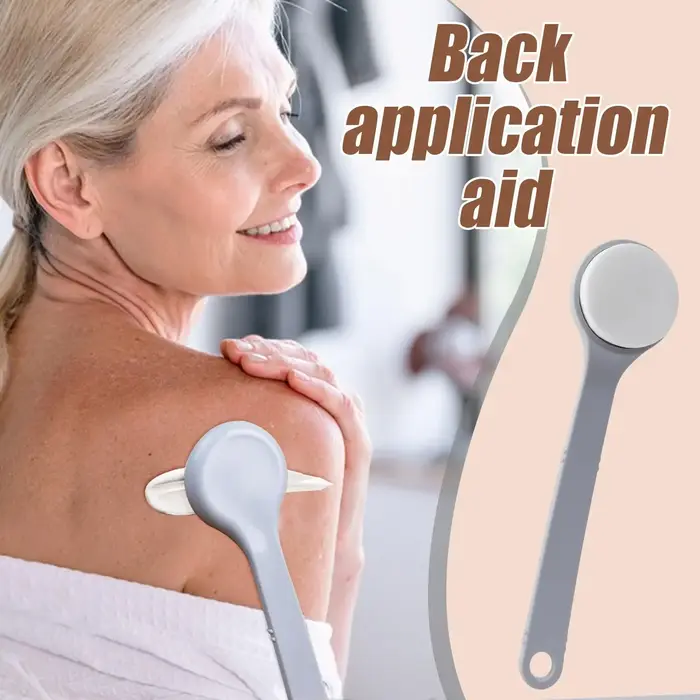 Applicateur de crème pour le dos à long manche