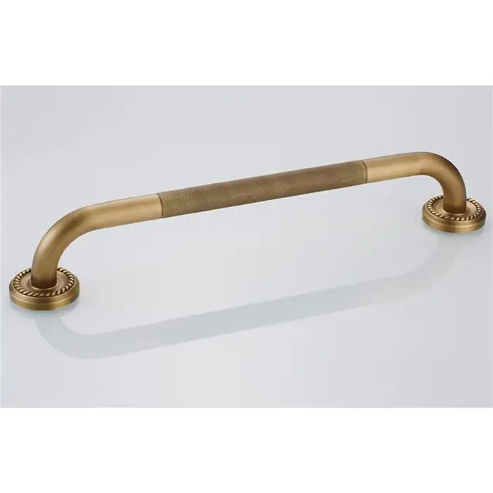 2X Barre d'appui pour baignoire en laiton antique