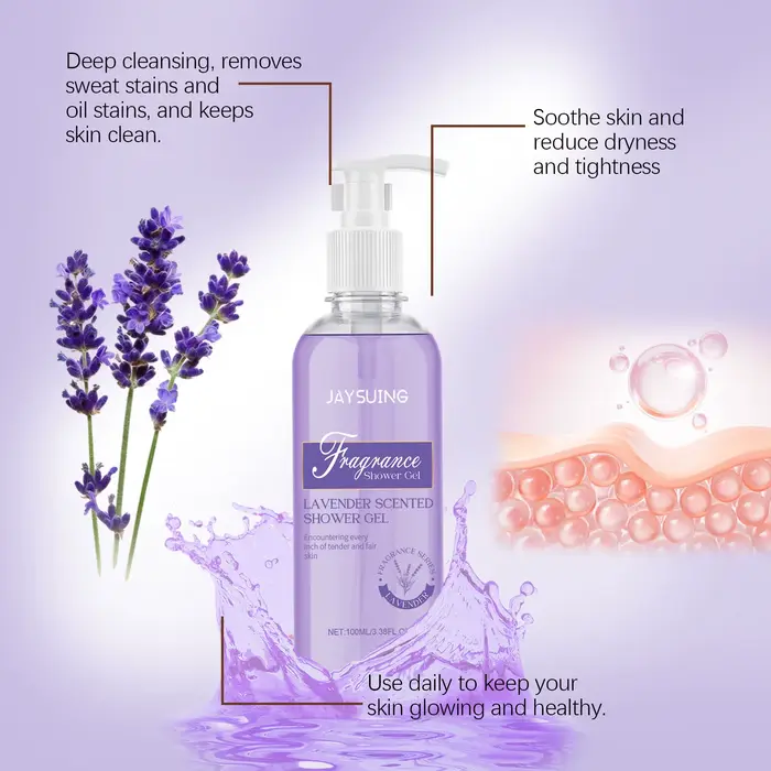 Gel douche parfumé, lavage du corps