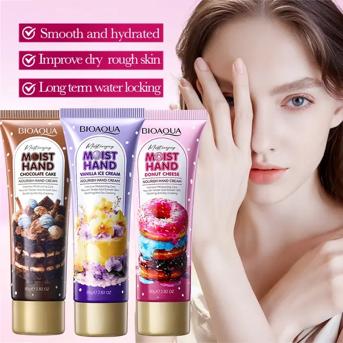 80g ﻿ BIOAQUA crème hydratante pour les mains