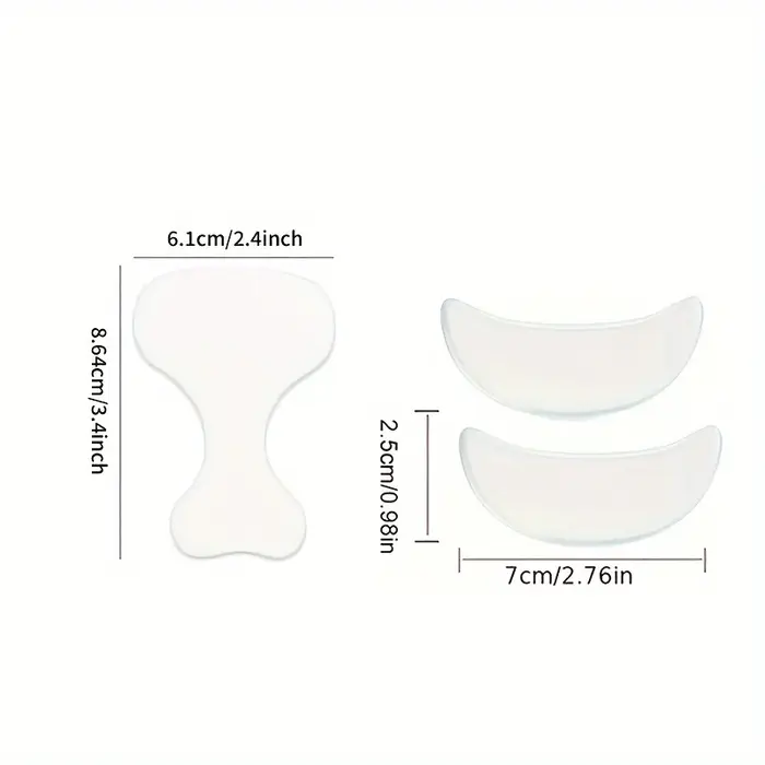 Patchs faciaux en Silicone réutilisables pour le traitement Anti-rides