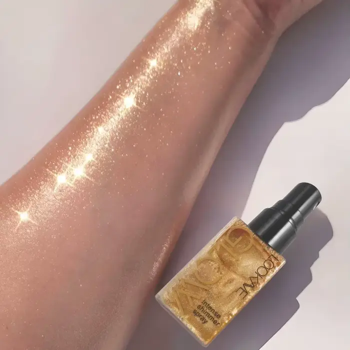 Nouveau Spray Huile Scintillante Imperméable Longue Durée Hydratant Effet Or Bronze Contouring Illuminateur Corps et Visage Outils de Maquillage Pailleté