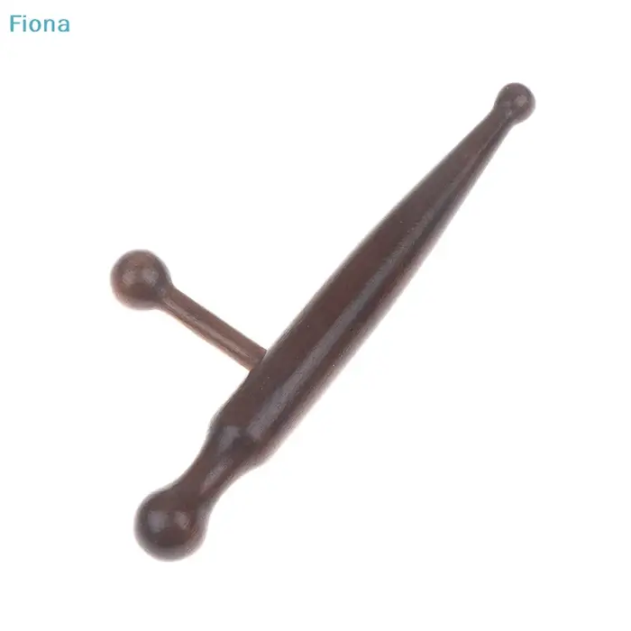 ☭ Stylo d'acupression en bois fait main