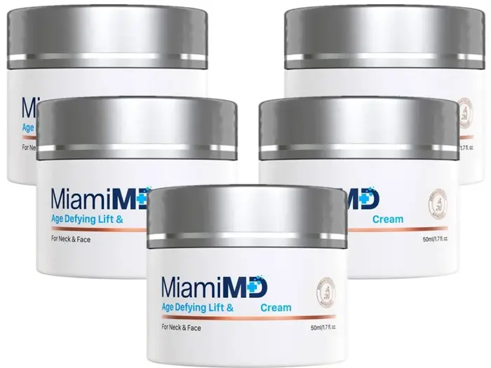 Crème pour le cou anti-âge Miami MD 50 ml, essence végétale naturelle, antioxydante, hydratante longue durée, soin liftant pour la peau