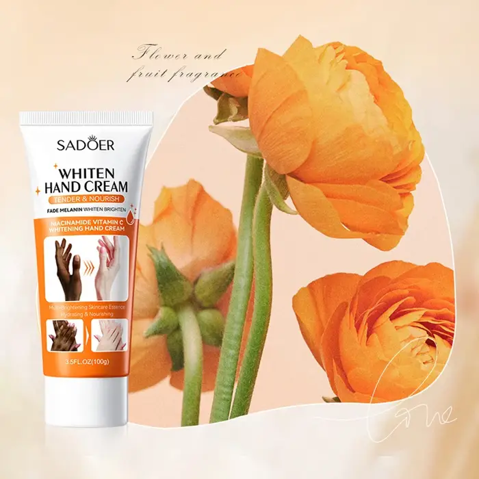 1/2/3 pièces SADOER 100g crème hydratante pour les mains tendre nourrir Non grasse éclaircissant hydratant beauté
