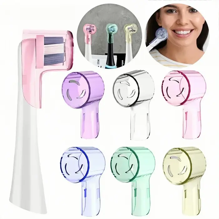 Couvercles anti-poussière pour brosse à dents électrique, 2 à 8 pièces, couleurs, capuchons compatib