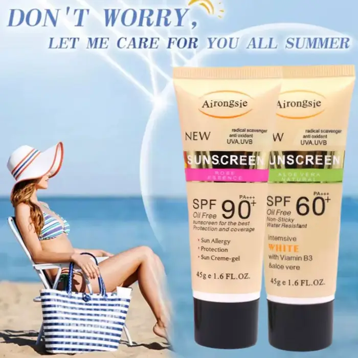 Crème solaire visage corps crème solaire bloqueur solaire rafraîchissant hydratant solaire SPF90 pro