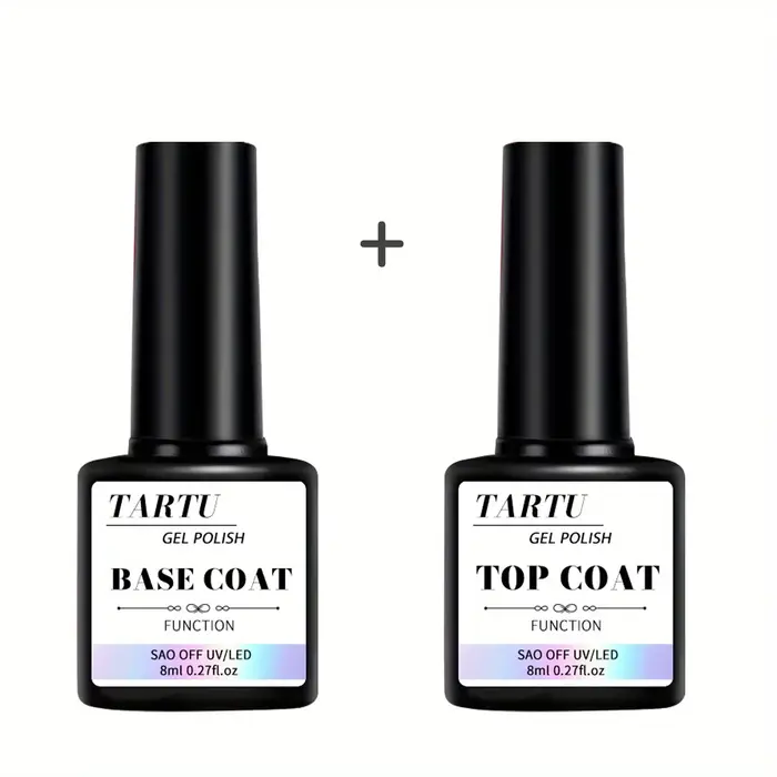 Ensemble de vernis à ongles Gel fonctionnel de 8Ml, avec couche de Base et couche de finition en dia
