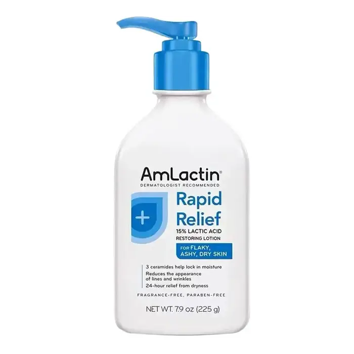 Lotion corporelle américaine AmLactin 225g hydratante, réparatrice, apaisante pour l'ichthyose, les 