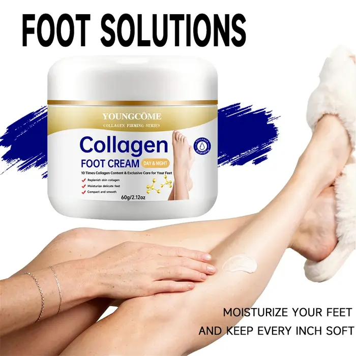 Crème pour les pieds au collagène