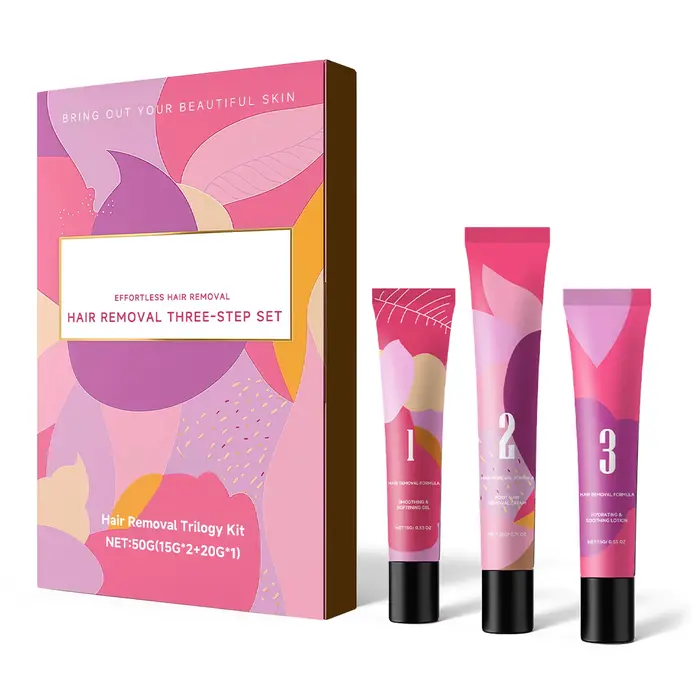Kit de crème dépilatoire pour le visage pour femmes