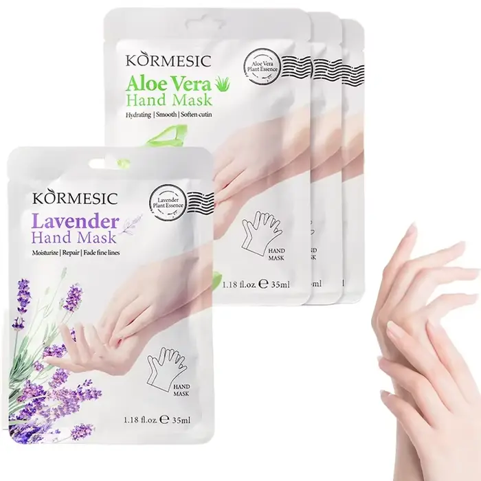 Masque pour les mains, gants hydratants pour peau sèche