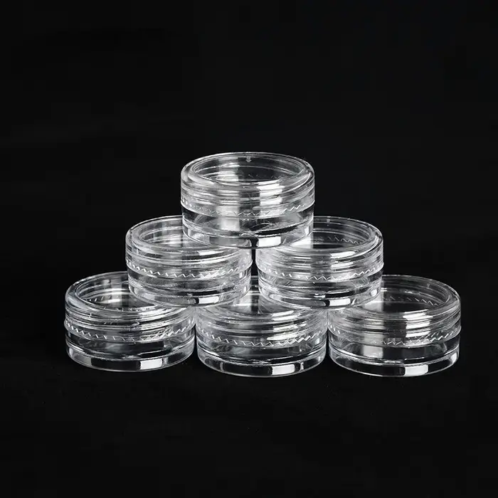 Pot à crème transparent de 2-5g