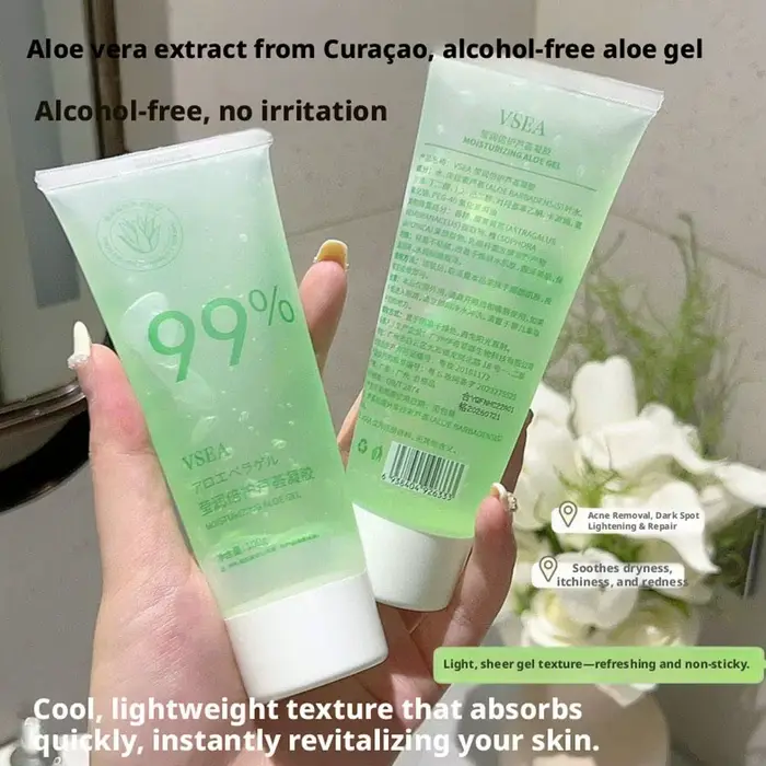 Gel d'aloe vera pour le visage et le corps