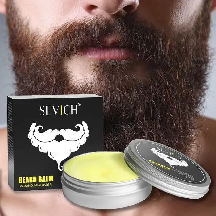 Baume à barbe pour hommes, huile revitalisante, soin naturel pour barbe, cire, hydratant, Anti-friso