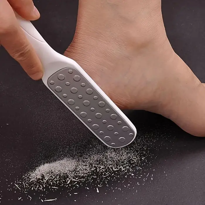 Râpe à pieds double face de haute qualité pour éliminer les callosités et peaux mortes – Outil professionnel de