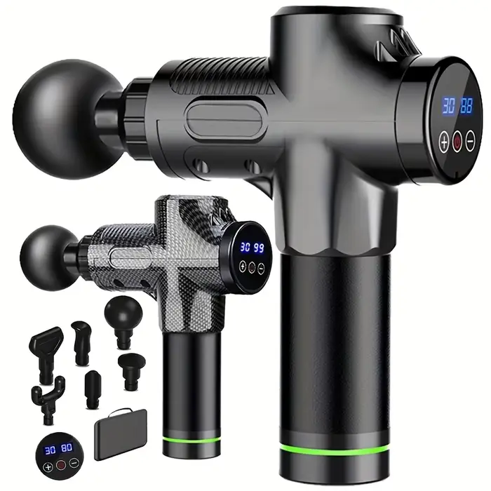 Pistolet de Massage électrique à 30 niveaux, appareil de relaxation musculaire profonde du Fascia, é