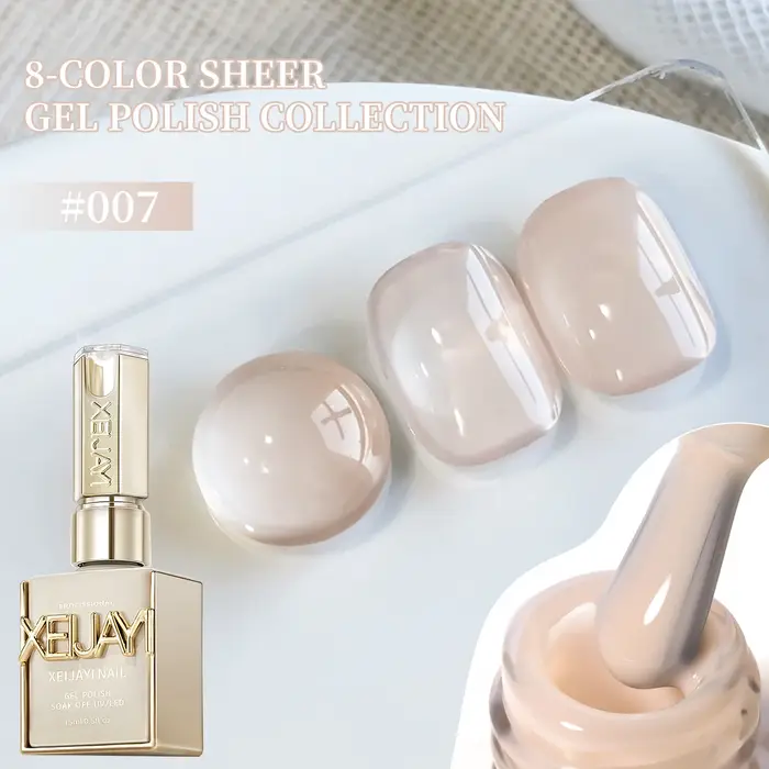 XEIJAYI 15ML 1pc vernis à ongles Gel rose glace