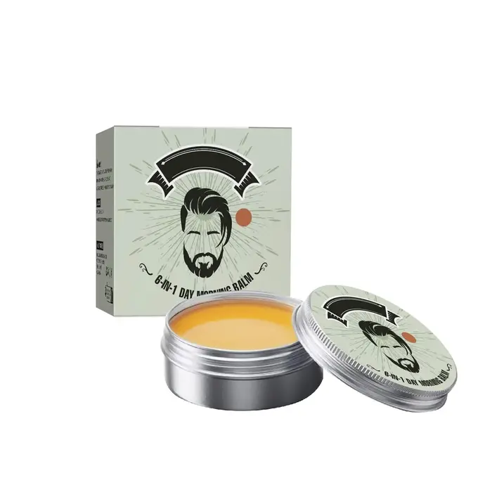 Baume de jour 6 en 1 pour homme : crème visage hydratante, éclaircissante et raffermissante, hydrate