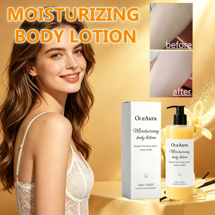 Lotion corporelle hydratante à la vanille avec extrait d'avocat