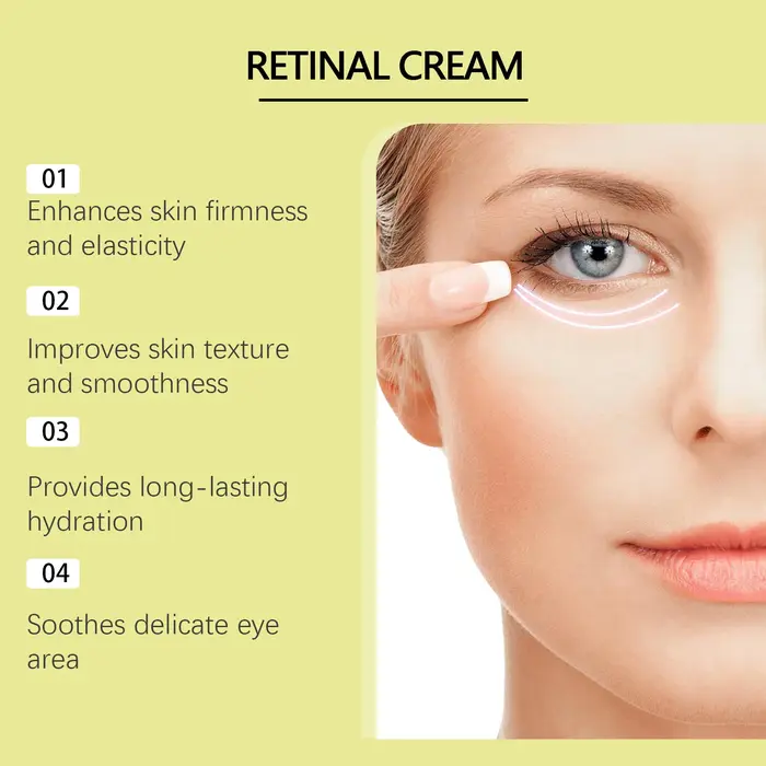 Crème pour les yeux coréenne anti-rides au rétinol