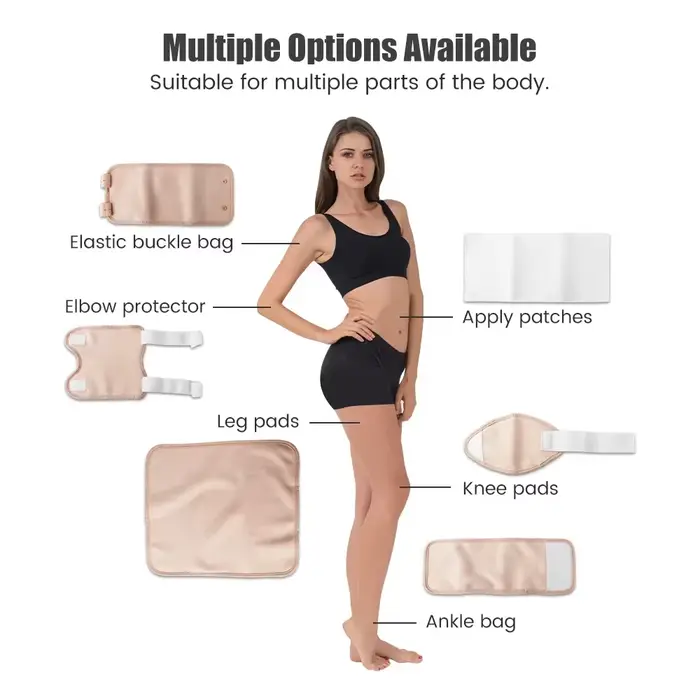 Pack d'huile de ricin, enveloppe de Compression