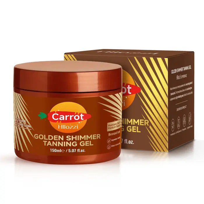 Gel de bronzage Golden Shimmer - Lotion de bronzage sans soleil pour une brillance naturelle, finiti