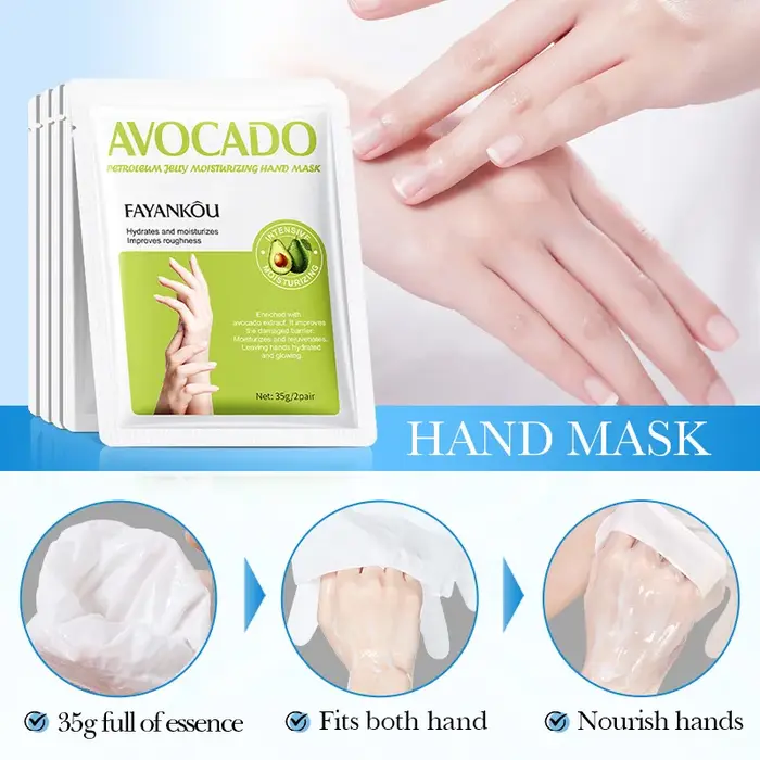 Masque hydratant pour les mains