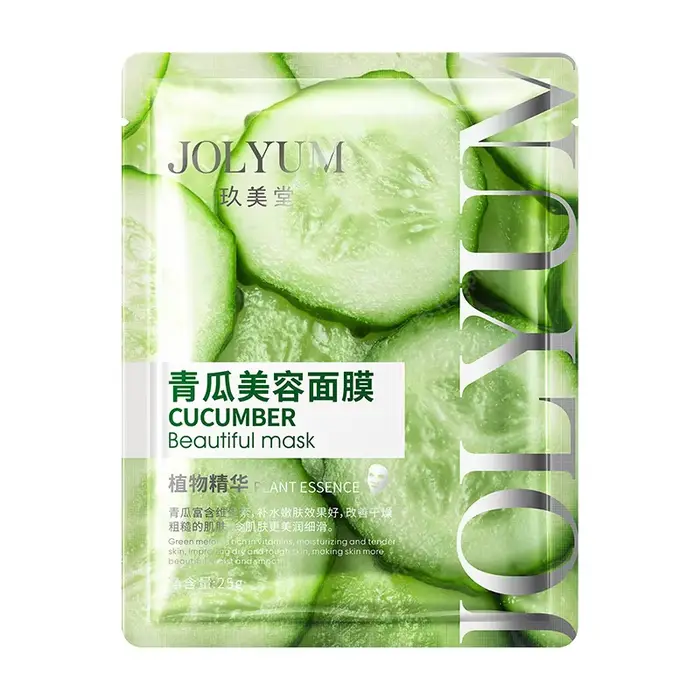 Masque de beauté au concombre, masque aux fruits, contient de l'extrait de concombre, de la glycérin