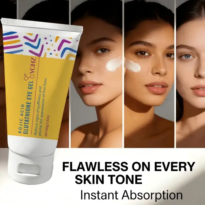 Crème pour les yeux à l'acide kojique et au glutathion
