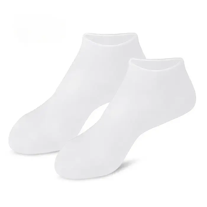 Chaussettes hydratantes en Silicone, Gel exfoliant, chaussettes à talons, callosités craquelées, pea