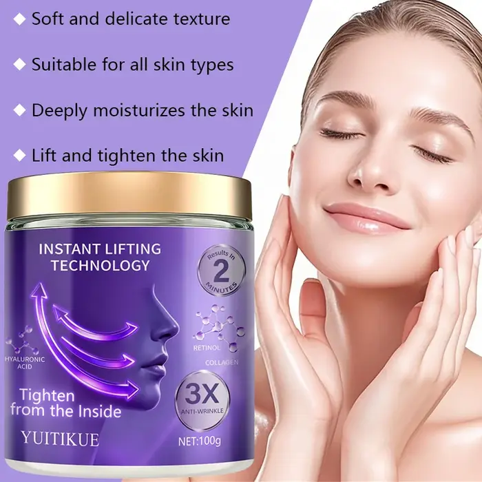 Crème liftante instantanée pour le visage YUITIKUE