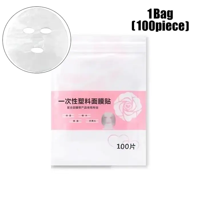 100 pièces jetables gaze douce Salon de beauté appliquer masque doux ultra-mince coton naturel patch