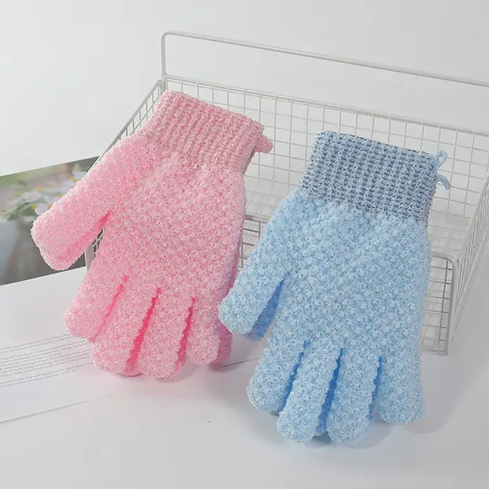 Gants de gIslande extensibles pour la douche et le bain